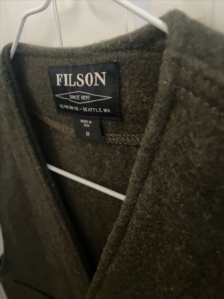 Filson Mackinaw Wool Vest 이미지