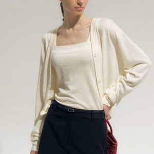 시에sie 썸미니가디건 크림