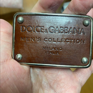 정품)돌체앤가바나 가죽 벨트 허리 30-32