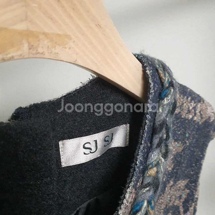 한섬SJSJ 테슬 트위드원피스--3