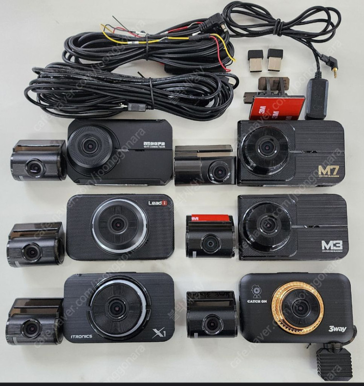 (무료설치5만)지넷,리드아이,캐치온,아이트로닉스 와이파이 2채널 블랙박스--0