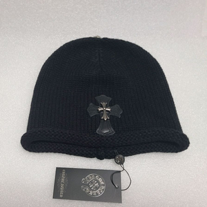 크롬하츠 실버크로스 레더 패치 비니 (새제품)