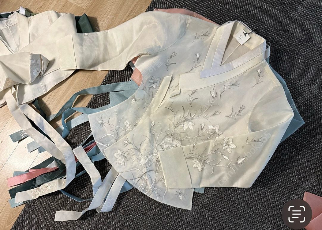 한복 저고리 미니당의 포함 66사이즈 10장 일괄 판매 (헤짐 바래짐 수선필요)--2