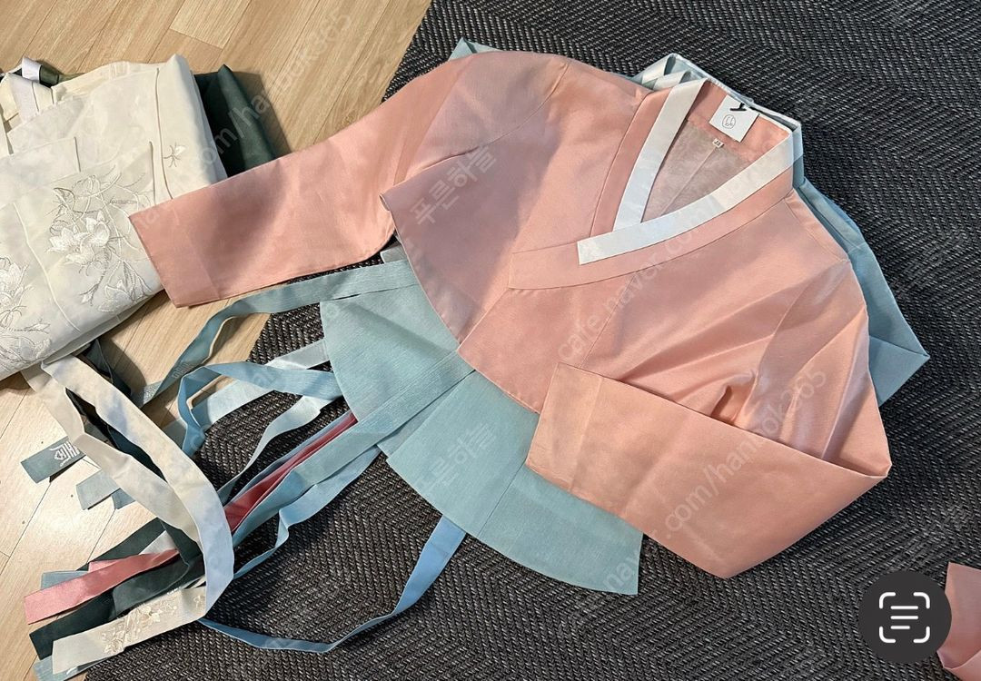 한복 저고리 미니당의 포함 66사이즈 10장 일괄 판매 (헤짐 바래짐 수선필요)--3