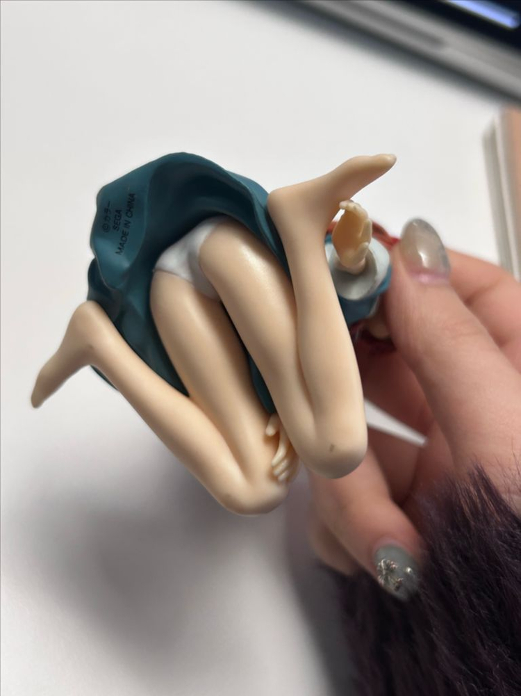 에반게리온 레이 아스카 좌상 교복 피규어--2