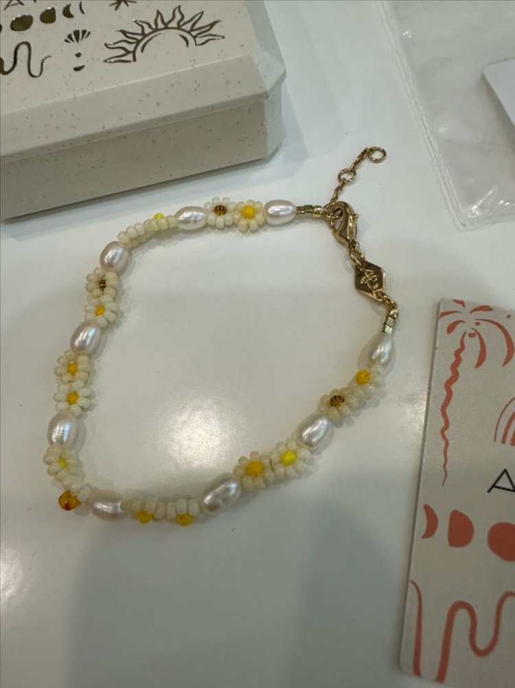 애니루 데이지 플라워 브레이슬릿--1