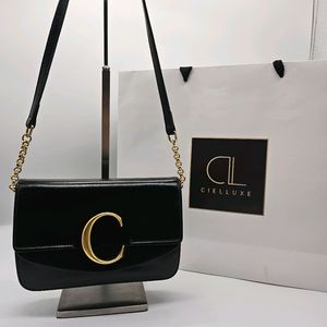 정품 끌로에 C 체인 미니 크로스백