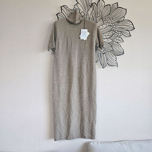 타임 캐시미어 롱 니트 원피스 85