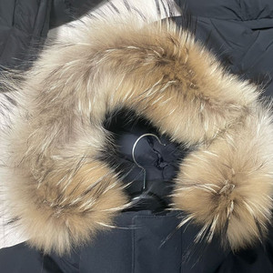 코오롱 스노우볼 너구리 패딩 블랙 95