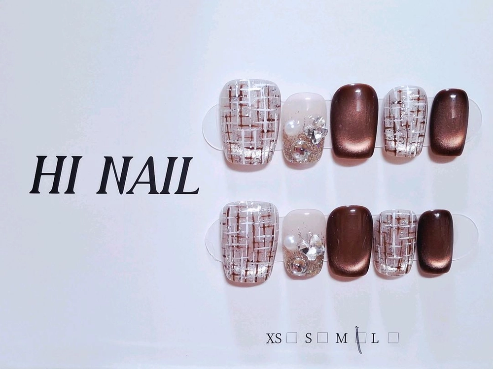 HI NAIL 수제 네일팁 3개 (M, S) 이미지