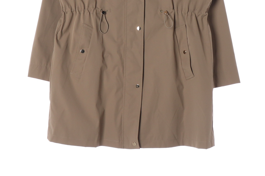 [M]자라 베이지 스트링 야상 사파리 후드 집업 점퍼--4