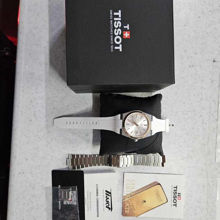 티쏘 PRX 18k 40mmx 오토매틱 시계 이미지