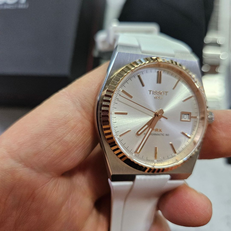 티쏘 PRX 18k 40mmx 오토매틱 시계 이미지