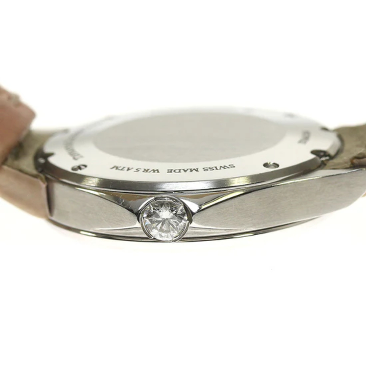 티파니앤코 메트로 2 60874743 8P 다이아몬드 핑크 다이얼 쿼츠 여성용 시계--3