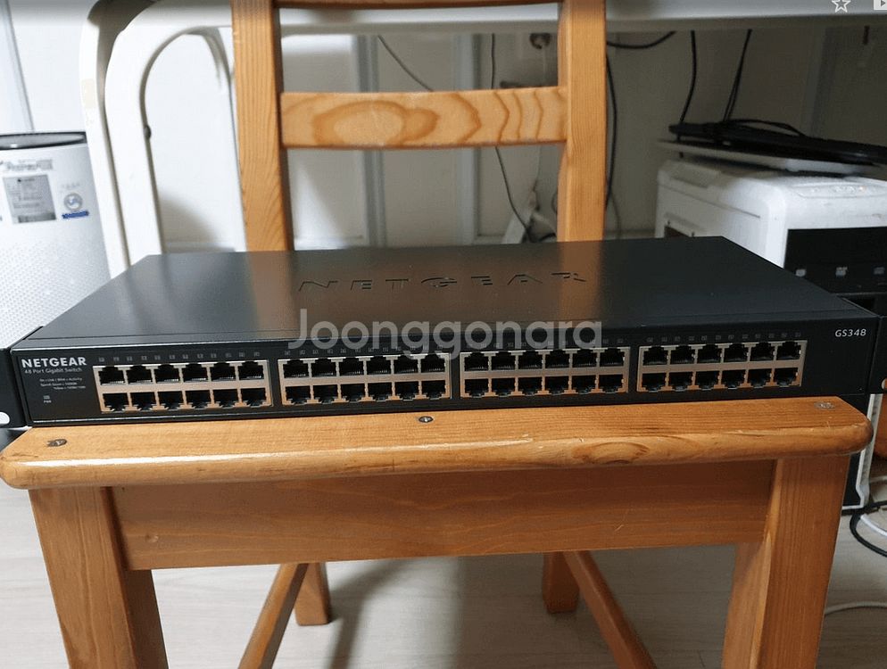 48포트 기가비트 스위칭 허브 - 넷기어 748T, 넷기어 GS348, DELL 2848, 화웨이 PoE--4