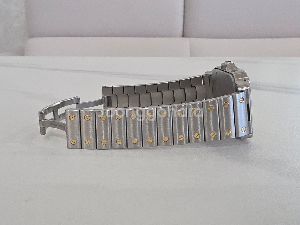 까르띠에 산토스 갈베 콤비 XL W20099C4--4