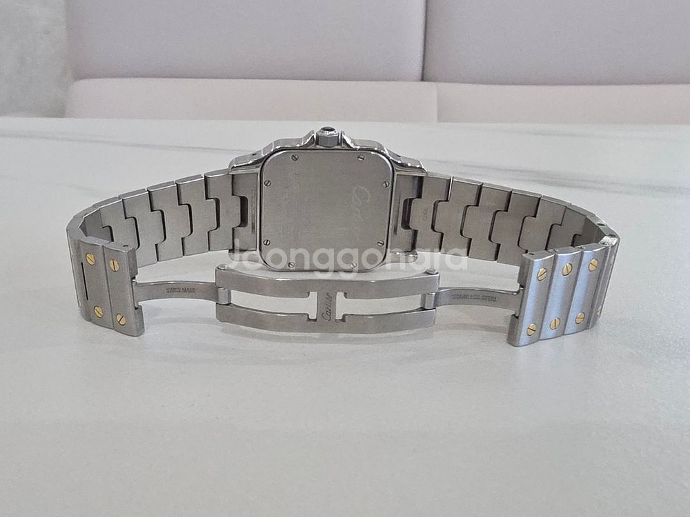 까르띠에 산토스 갈베 콤비 XL W20099C4--5