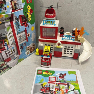 레고 듀플로 10970 소방서와 헬리콥터