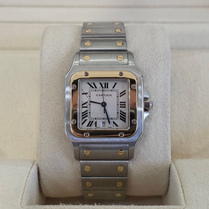 까르띠에 산토스 갈베 콤비 ML 구형스트랩