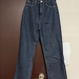 진청 데님 와이드 팬츠 (S)