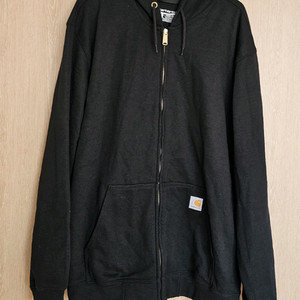 칼하트 블랙 후드집업 L