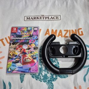 닌텐도 스위치 마리오카트8 디럭스 + 레이싱휠 세트