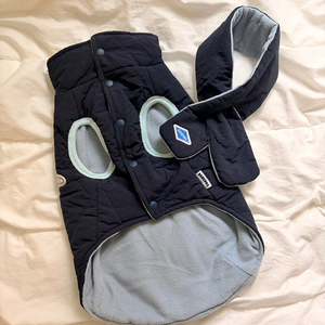 바크독 강아지 리버서블 패딩 조끼