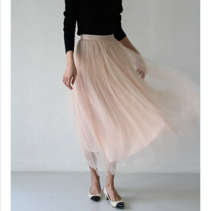 블랑쇼 피치버드 튤스커트