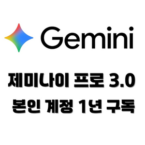 제미나이 프로 1년 구독권