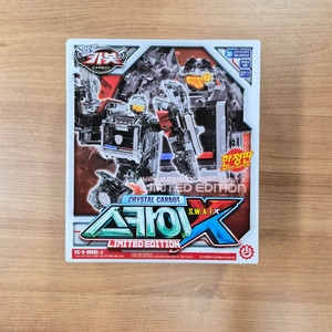 초이락 헬로카봇 크리스탈 카봇 스카이 스왓 X 한정판 미개봉