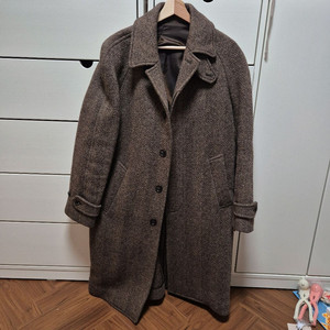 에스타도 로밧 발마칸 코트 브라운 48사이즈 새상품급