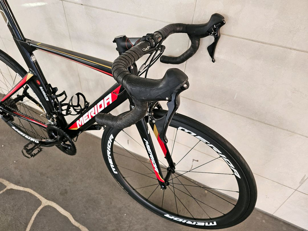 메리다 리액토 400 105 로드 자전거 바레인팀컬러 S사이즈 카본휠--1