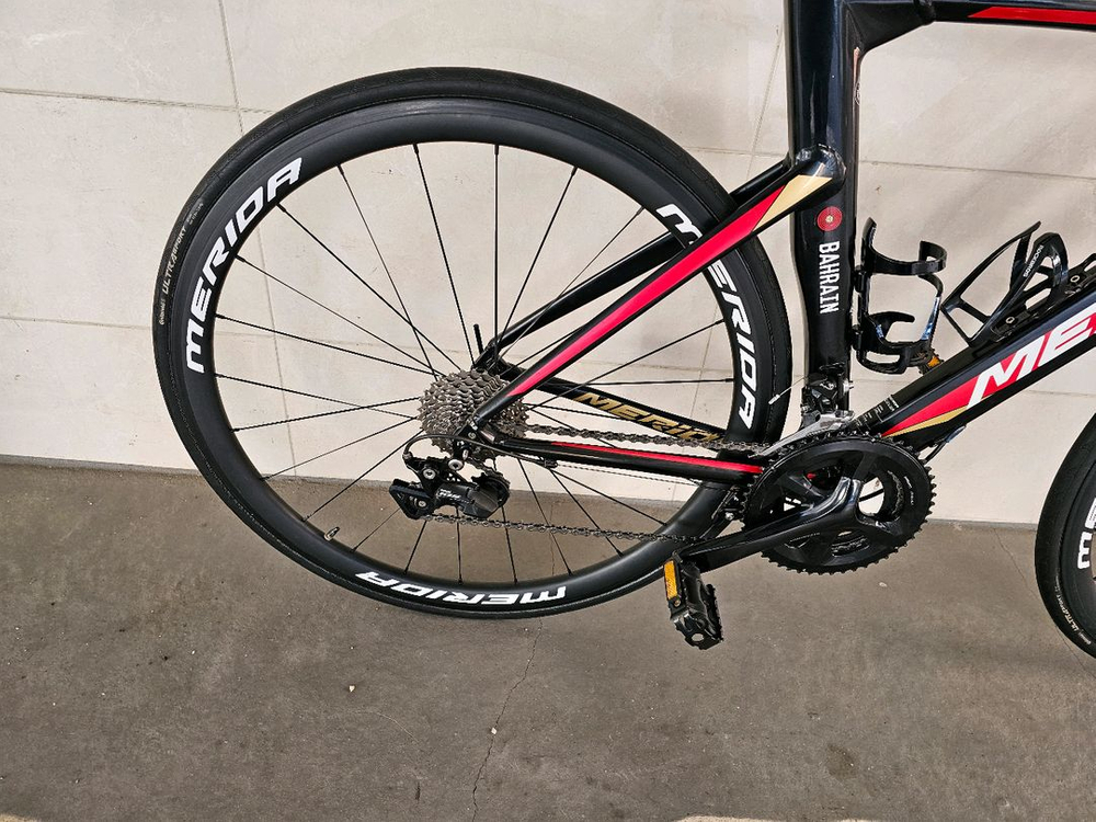 메리다 리액토 400 105 로드 자전거 바레인팀컬러 S사이즈 카본휠--3