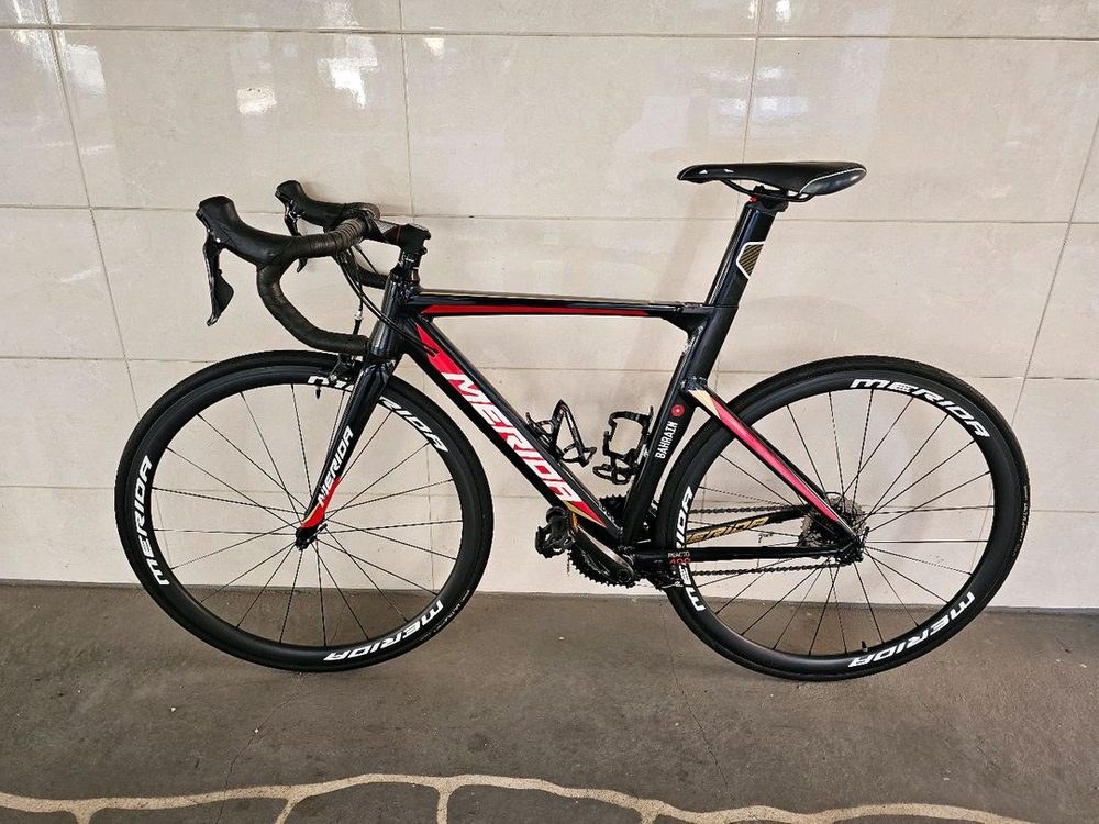 메리다 리액토 400 105 로드 자전거 바레인팀컬러 S사이즈 카본휠--6
