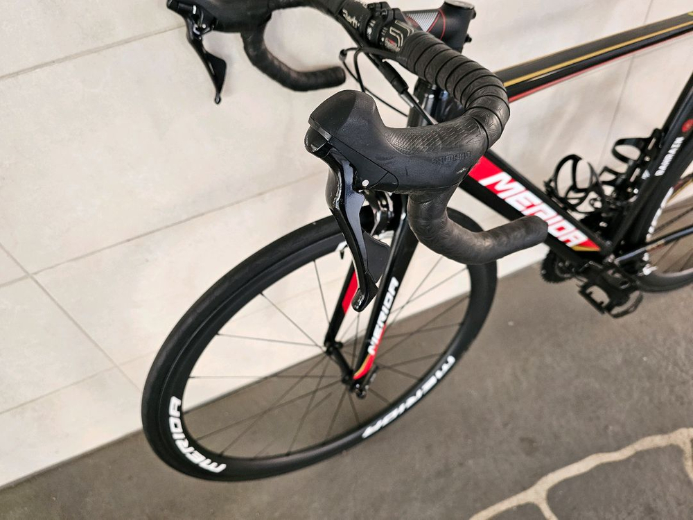 메리다 리액토 400 105 로드 자전거 바레인팀컬러 S사이즈 카본휠--7