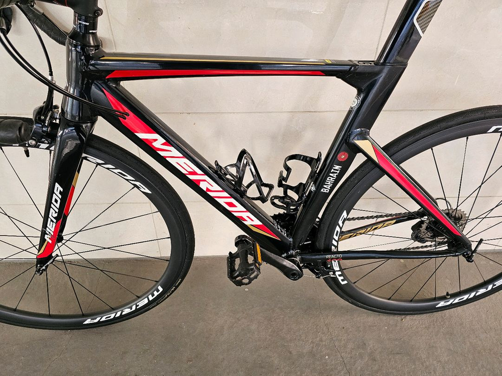 메리다 리액토 400 105 로드 자전거 바레인팀컬러 S사이즈 카본휠--8