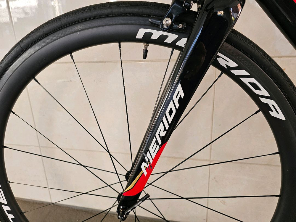 메리다 리액토 400 105 로드 자전거 바레인팀컬러 S사이즈 카본휠--9