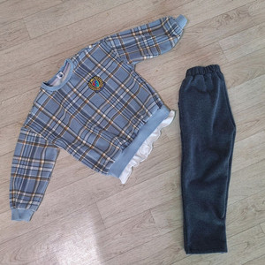 아동 기모상하복120호