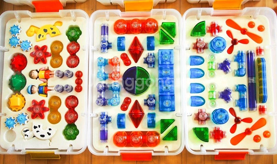 에드토이 다빈치블럭 자석블럭 투명자석블럭--1