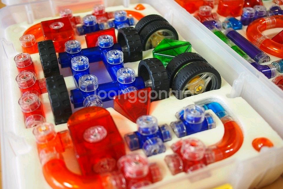 에드토이 다빈치블럭 자석블럭 투명자석블럭--3