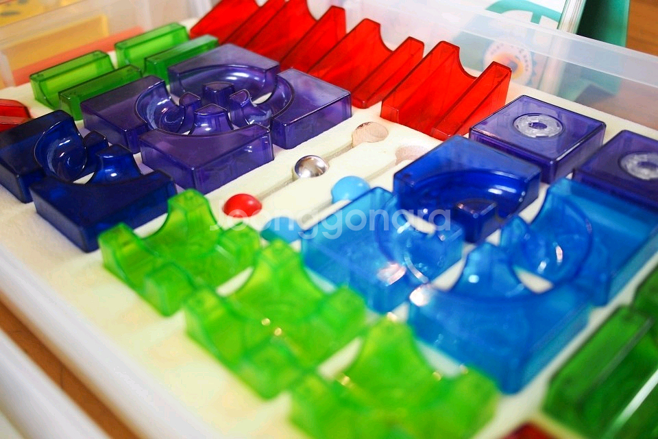 에드토이 다빈치블럭 자석블럭 투명자석블럭--5