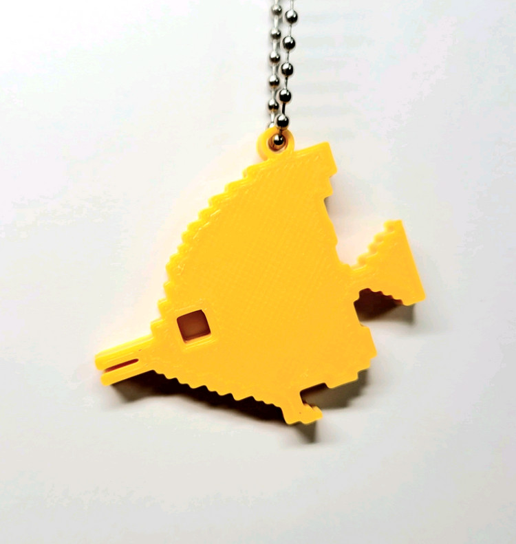 나비고기 물고기 8비트 키링 키체인--4