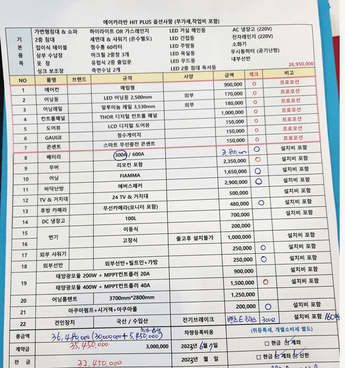 캠핑 카라반 트레일러(다음기술 히트플러스) 이미지