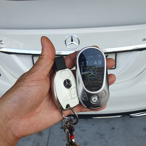 벤츠 cls300d 20년 벤츠 타원형 디스플레이키로 개조 이미지