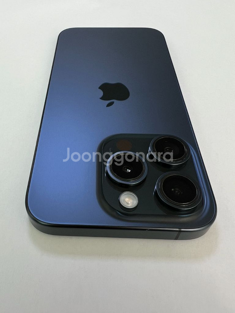 미국판 아이폰 15 프로 128GB 블루 티타늄--4