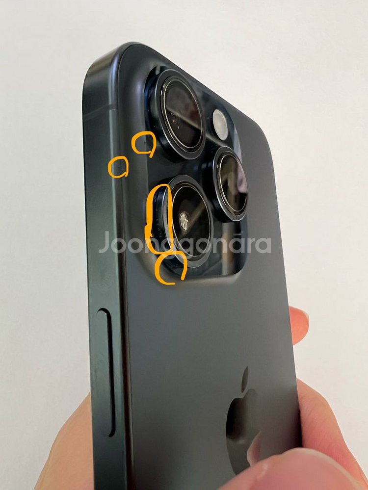 미국판 아이폰 15 프로 128GB 블루 티타늄--8