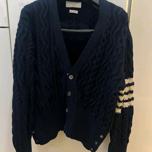 톰브라운 네이비 울 케이블가디건 4사이즈 (새상품급)