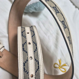 구찌 GG 패턴 레더여성 벨트