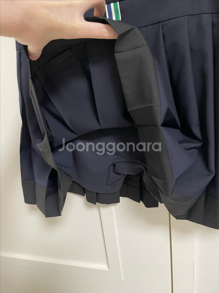 럭키슈에뜨 럭키마르쉐 플리츠 미니 스커트--2