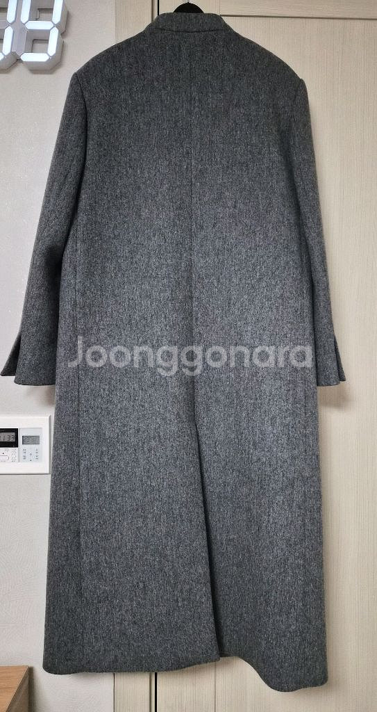 (득템가할인)R2W Leila collarless long CT(레일라칼라리스롱코트) 1(S) 그레이--3